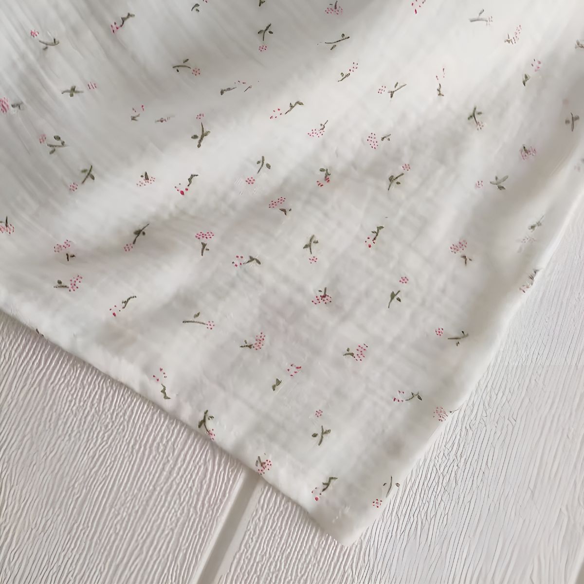 Ciel de lit Bébé Blanc Crème | Nid d’Ivoire