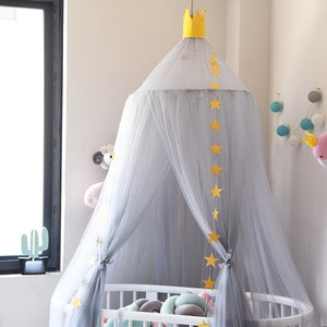 Ciel de lit Bébé Bleu Gris | Royaume Céleste