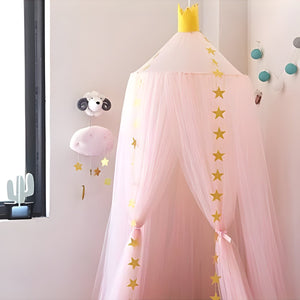 Ciel de lit Bébé Rose Pâle | Voile Stella