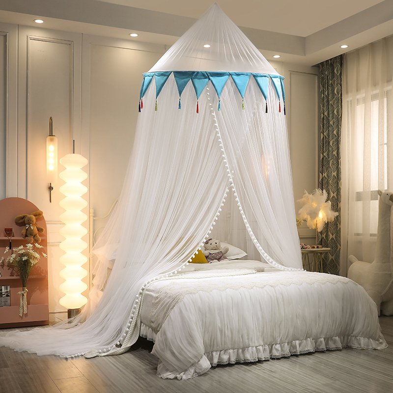 Ciel de Lit Blanc & Bleu | Cocon d’Azur