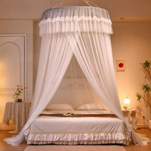 Ciel de Lit Blanc & Gris | Cocon Céleste