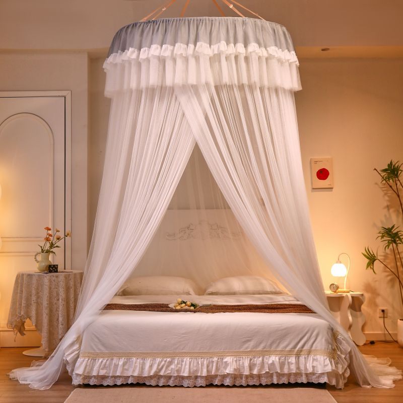 Ciel de Lit Blanc & Gris | Cocon Céleste