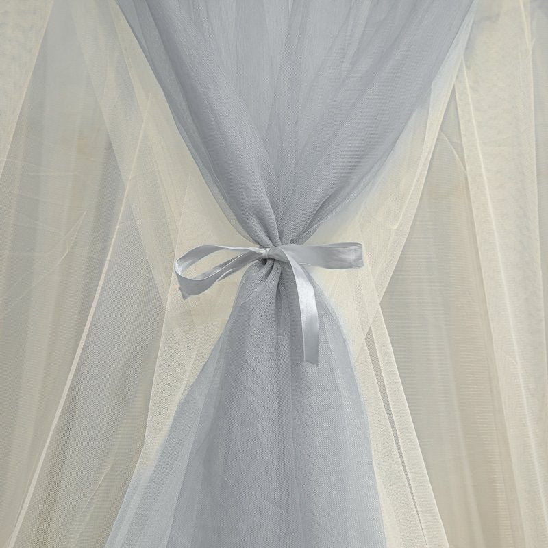 Ciel de Lit Blanc & Gris | Pure Élégance