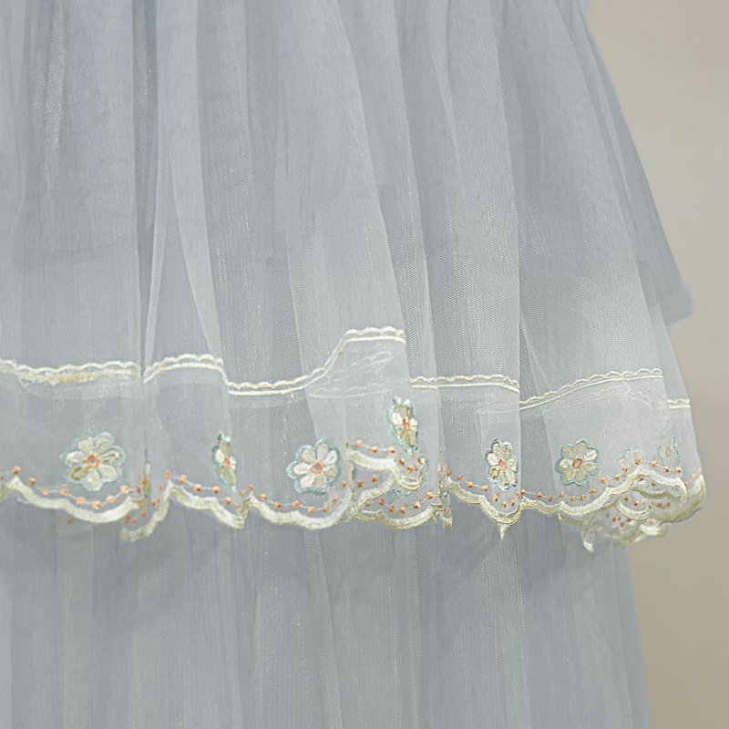 Ciel de Lit Blanc & Gris | Pure Élégance