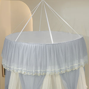 Ciel de Lit Blanc & Gris | Pure Élégance