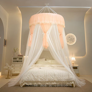 Ciel de Lit Blanc & Orange | Cocon de Soie