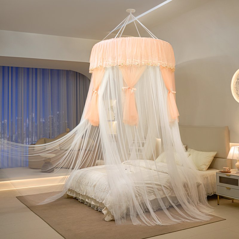 Ciel de Lit Blanc & Orange | Cocon de Soie