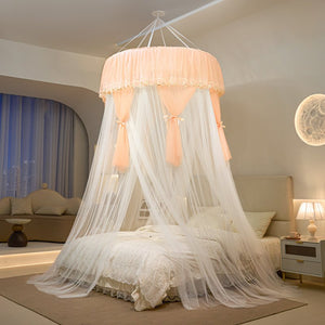 Ciel de Lit Blanc & Orange | Cocon de Soie