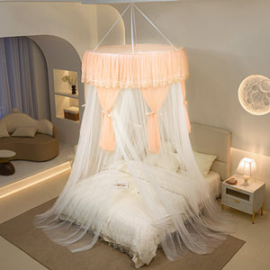 Ciel de Lit Blanc & Orange | Cocon de Soie