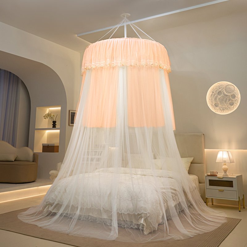 Ciel de Lit Blanc & Orange | Cocon de Soie