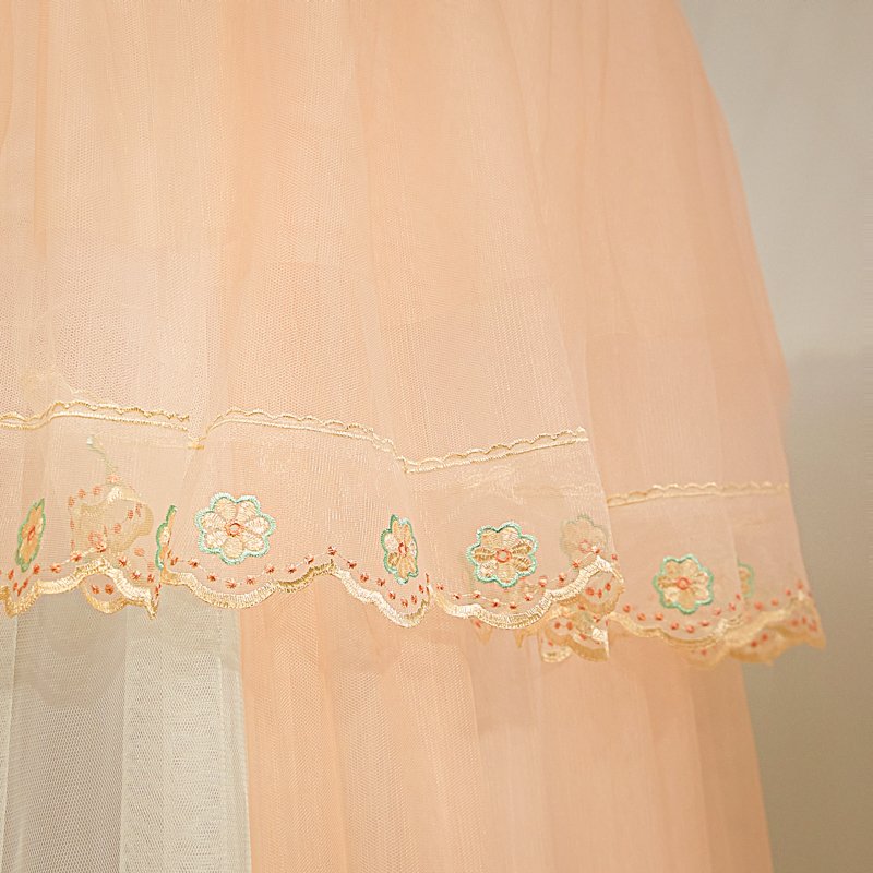 Ciel de Lit Blanc & Orange | Cocon de Soie