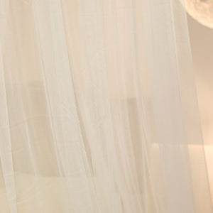 Ciel de Lit Blanc & Orange | Cocon de Soie