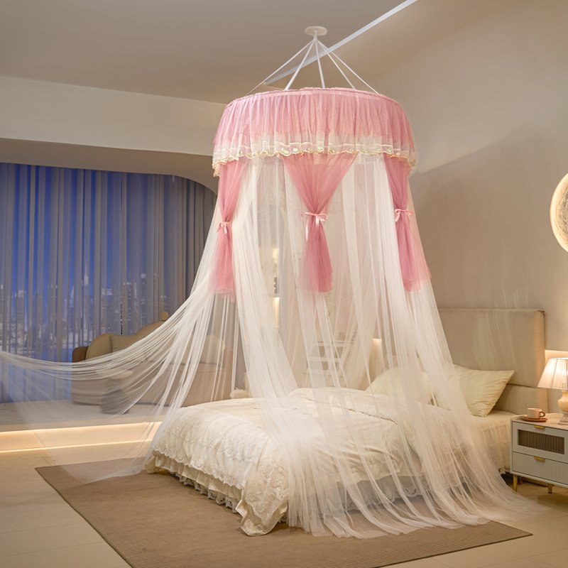 Ciel de Lit Blanc & Rose | Charme Poudré