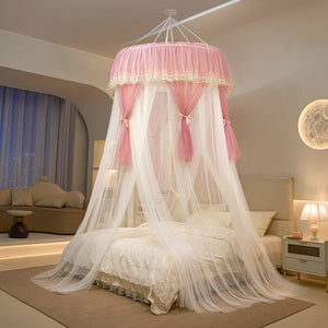 Ciel de Lit Blanc & Rose | Charme Poudré