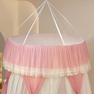 Ciel de Lit Blanc & Rose | Charme Poudré