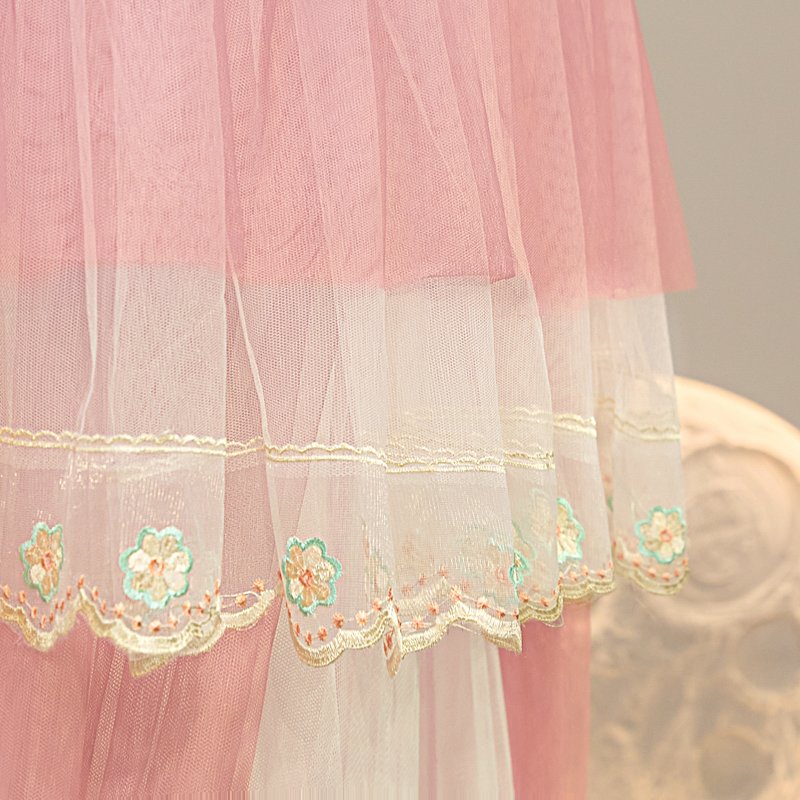 Ciel de Lit Blanc & Rose | Charme Poudré