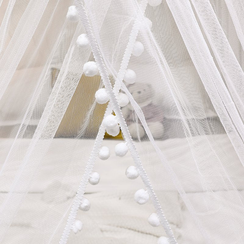 Ciel de Lit Blanc & Turquoise | Brume de Rêves