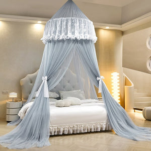 Ciel de Lit Bleu Gris | Élégance Boréale