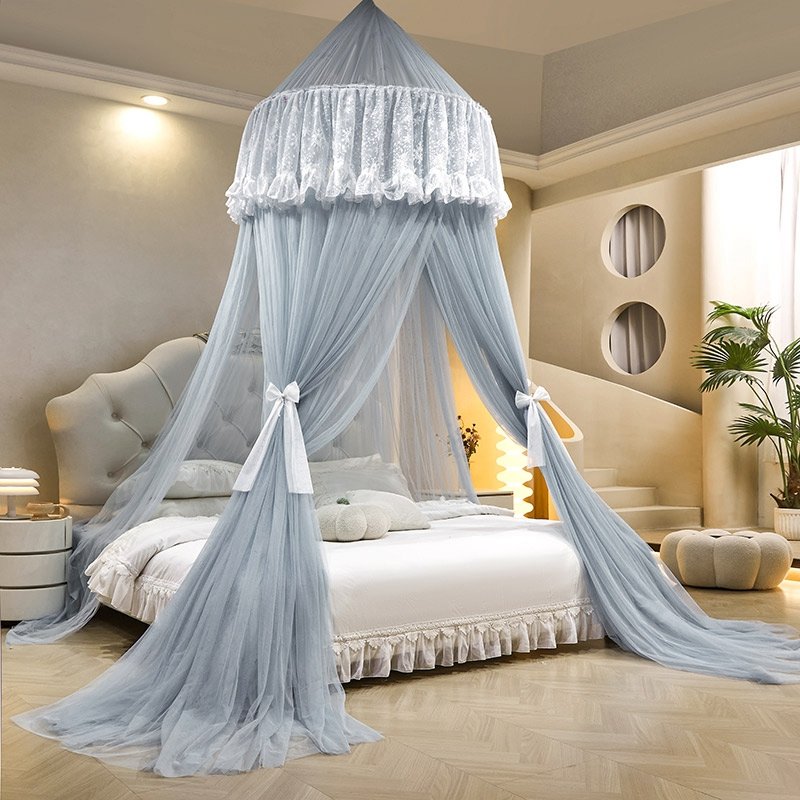 Ciel de Lit Bleu Gris | Élégance Boréale