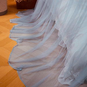 Ciel de Lit Bleu Pastel | Éclat Boréal