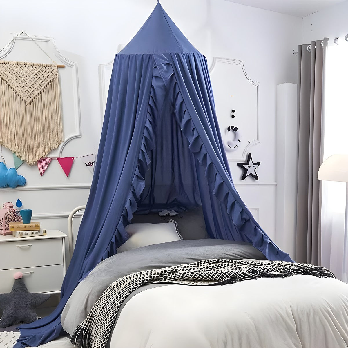 Ciel de Lit Enfant Bleu | Plume d’Azur