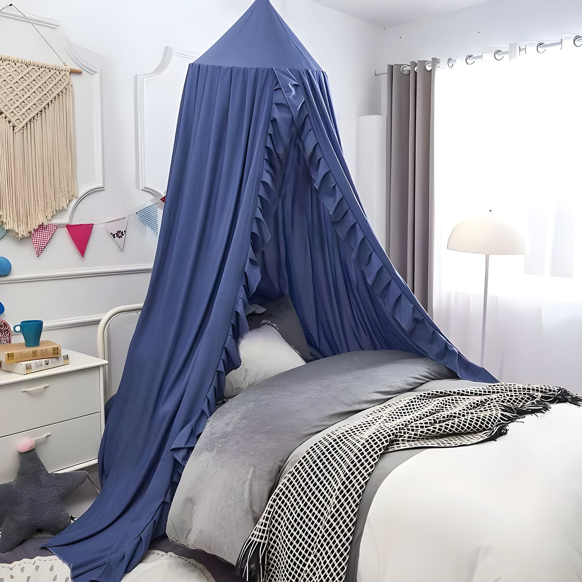 Ciel de Lit Enfant Bleu | Plume d’Azur