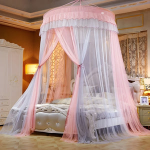 Ciel de Lit Gris et Rose | Lueur Double