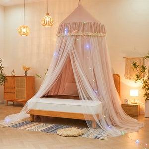 Ciel de Lit Rose Pâle | Éclat Poudré