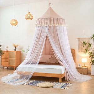 Ciel de Lit Rose Pâle | Éclat Poudré