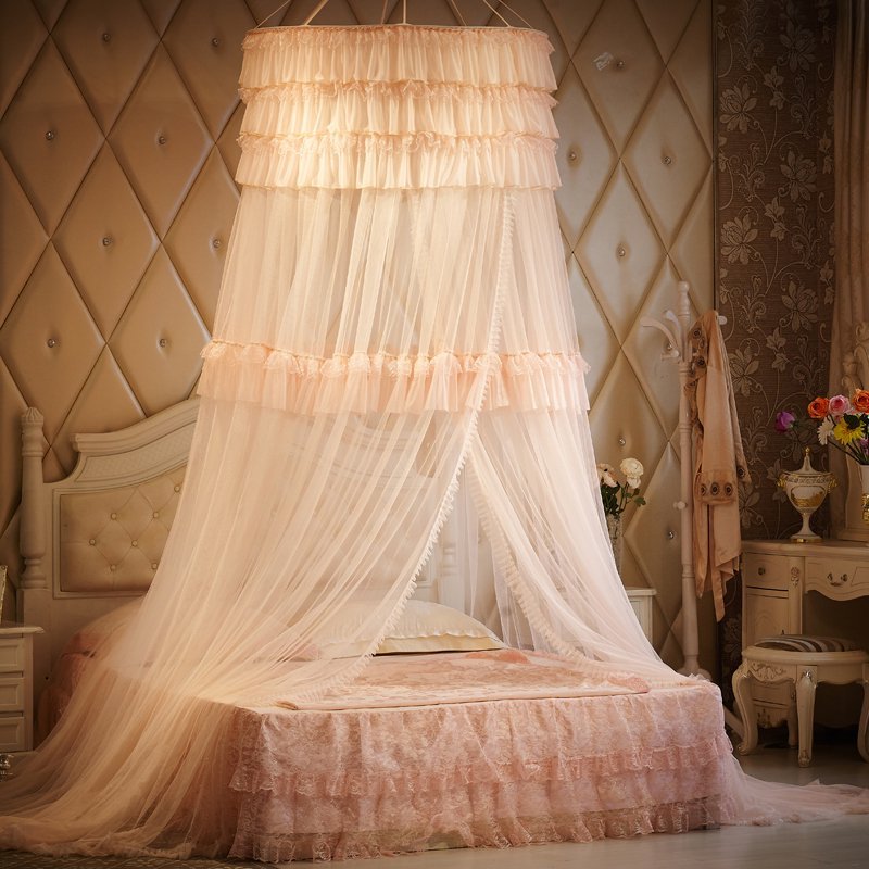 Ciel de Lit Rose Pâle | Élégance Royale