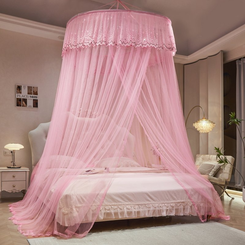 Ciel de Lit Rose Vif | Éveil de Princesse