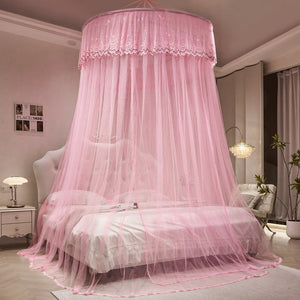 Ciel de Lit Rose Vif | Éveil de Princesse