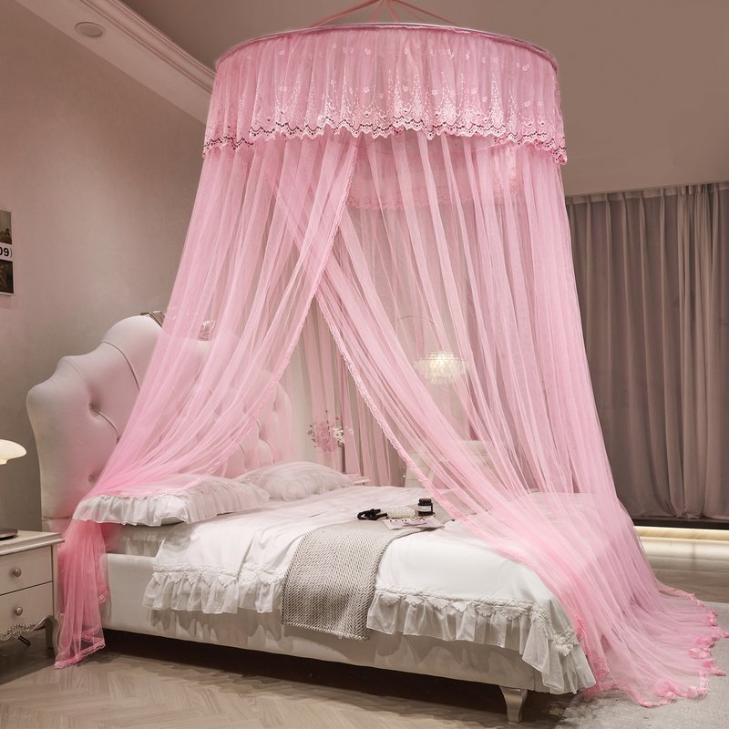 Ciel de Lit Rose Vif | Éveil de Princesse