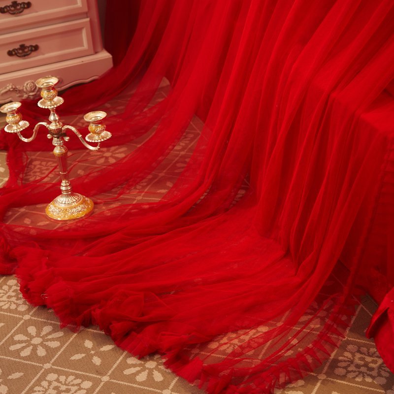 Ciel de Lit Rouge | Élégance Écarlate