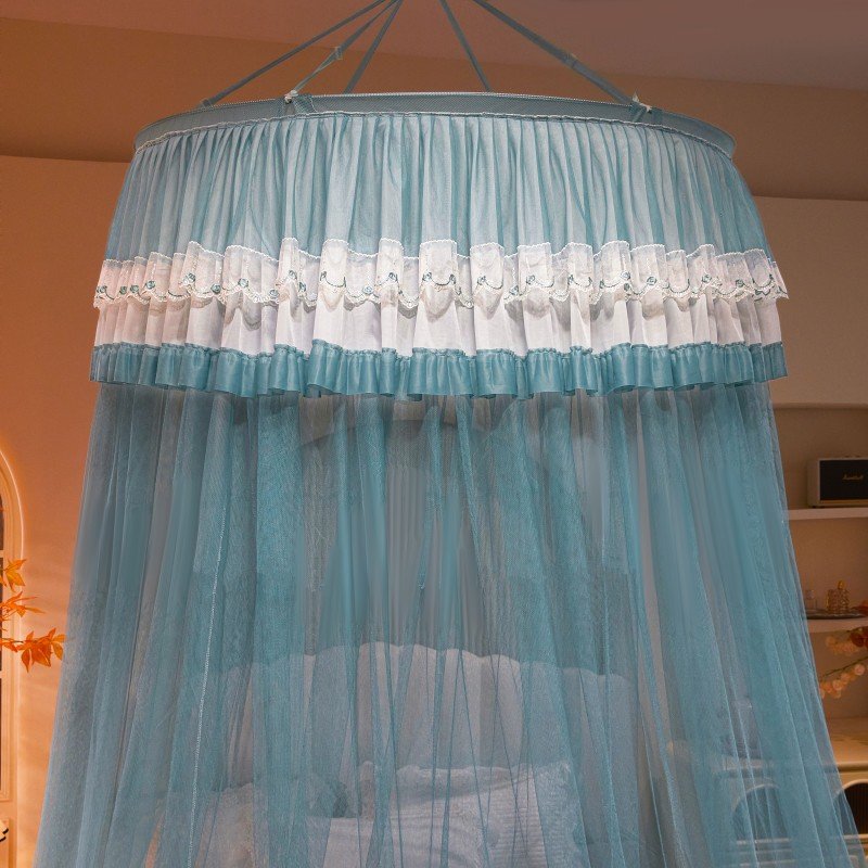 Ciel de Lit Turquoise Grisé | Éclat de Paon