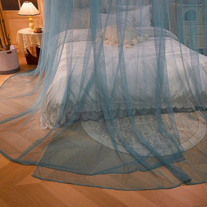 Ciel de Lit Turquoise Grisé | Éclat de Paon