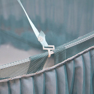 Ciel de Lit Turquoise Grisé | Éclat de Paon