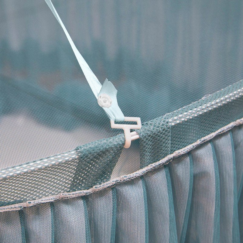 Ciel de Lit Turquoise Grisé | Éclat de Paon