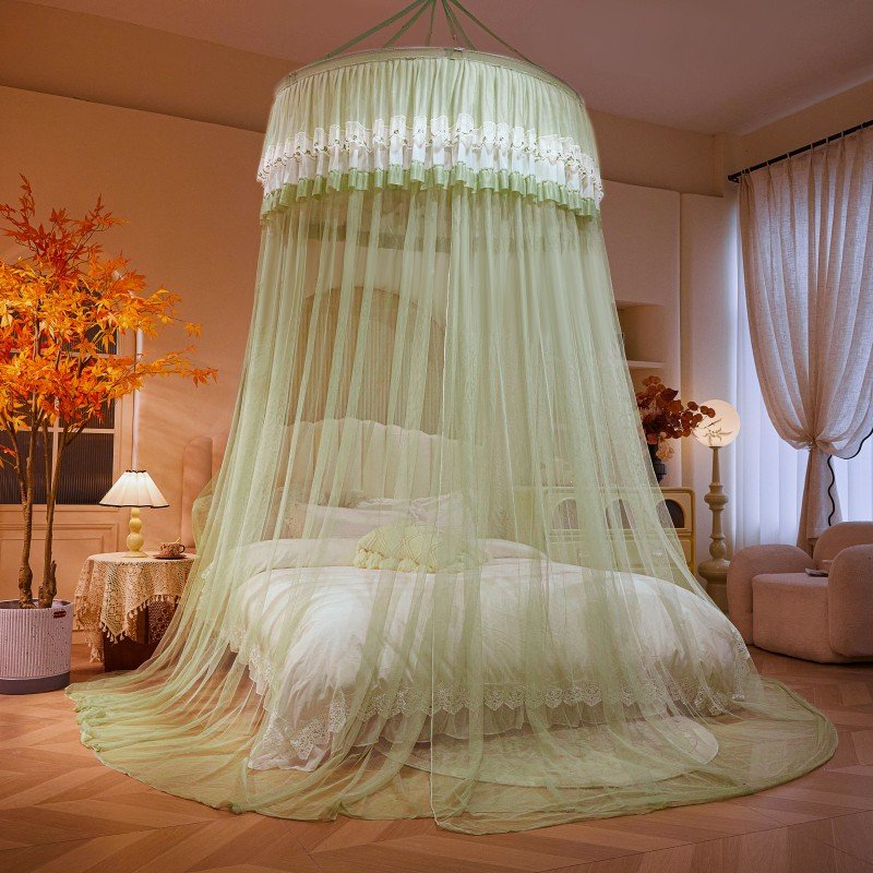 Ciel de Lit Vert Olive | Perle de Menthe