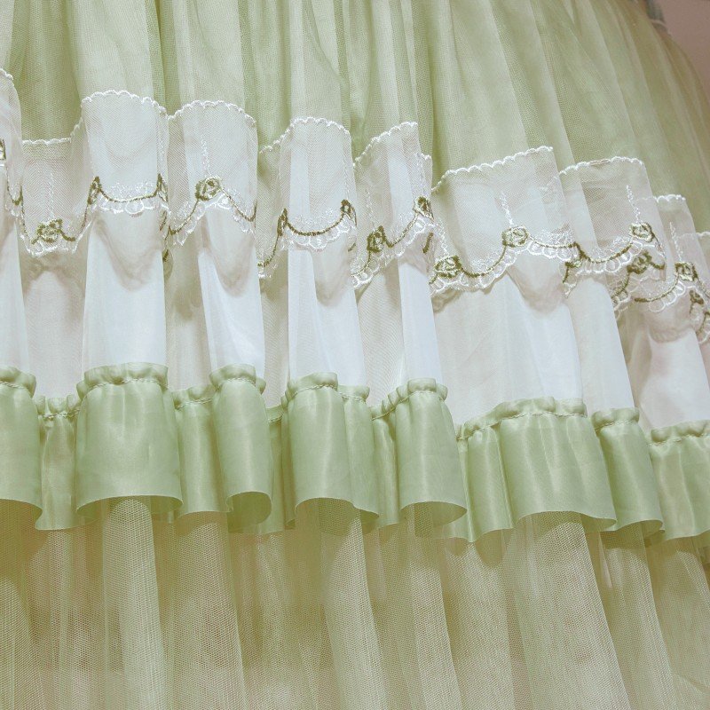 Ciel de Lit Vert Olive | Perle de Menthe