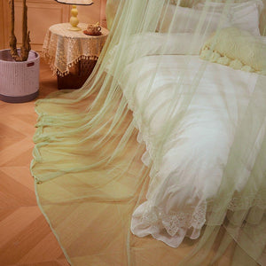 Ciel de Lit Vert Olive | Perle de Menthe