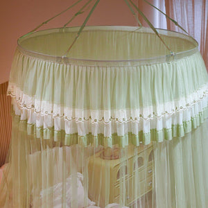 Ciel de Lit Vert Olive | Perle de Menthe