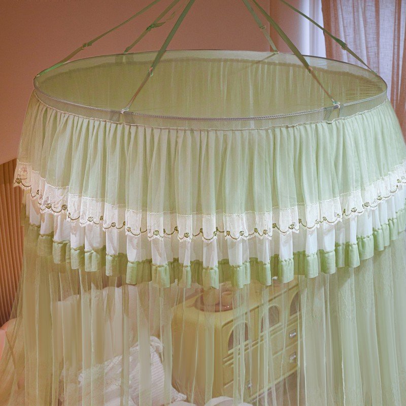 Ciel de Lit Vert Olive | Perle de Menthe