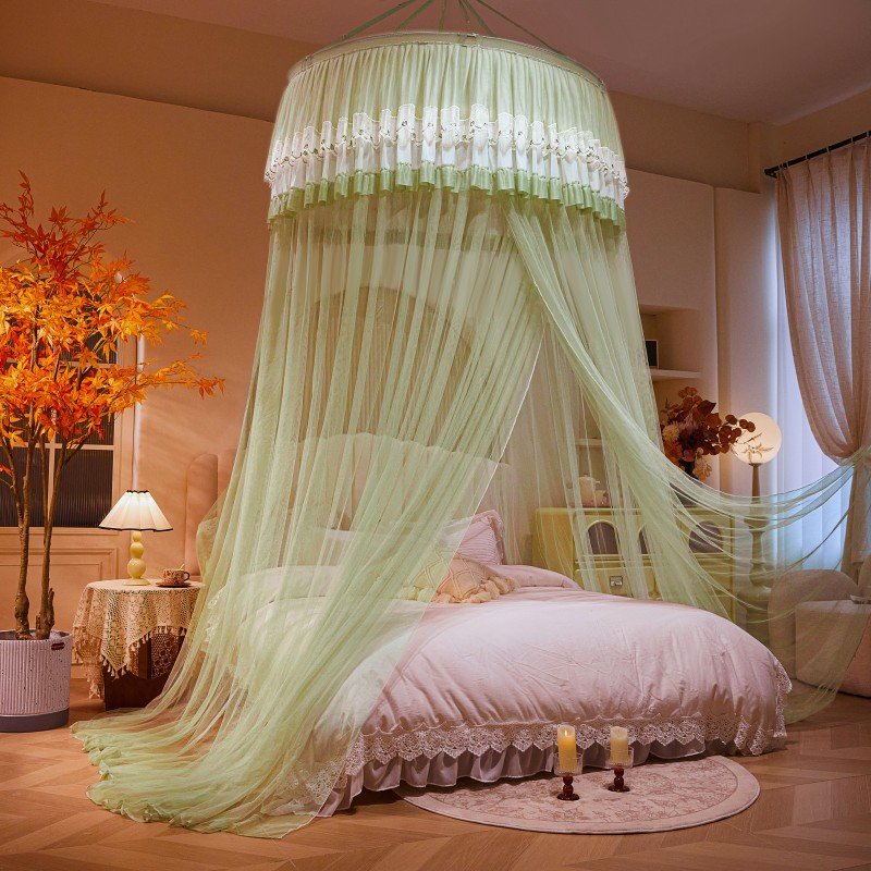 Ciel de Lit Vert Olive | Perle de Menthe