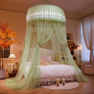 Ciel de Lit Vert Olive | Perle de Menthe