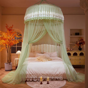 Ciel de Lit Vert Olive | Perle de Menthe