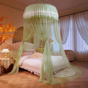 Ciel de Lit Vert Olive | Perle de Menthe