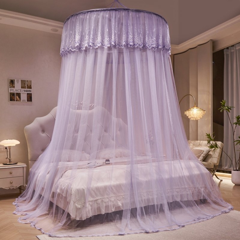 Ciel de Lit Violet Lavande | Fée Améthyste