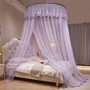 Ciel de Lit Violet Lavande | Fée Améthyste