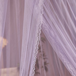 Ciel de Lit Violet Lavande | Fée Améthyste